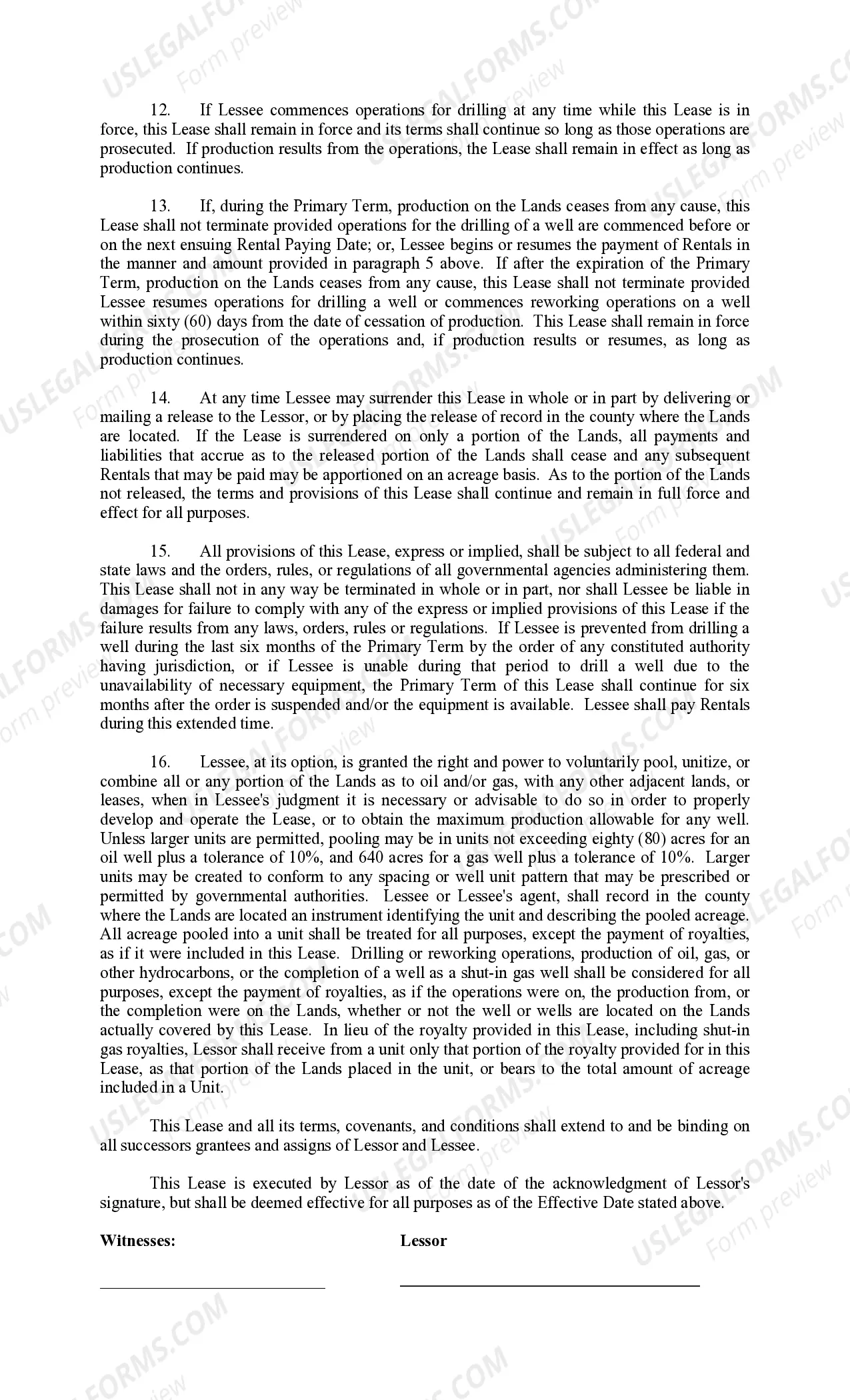 Preview Producers 88 Rental Lease Pooling Provision