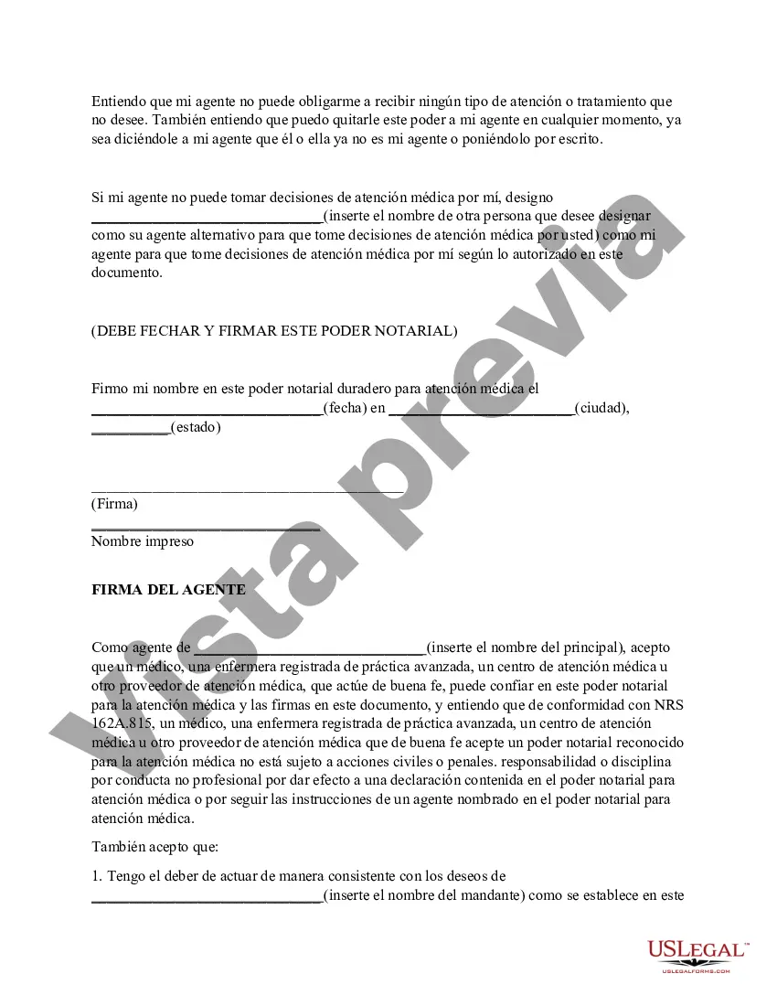 Preview Poder notarial para la atención médica de un adulto con discapacidad intelectual