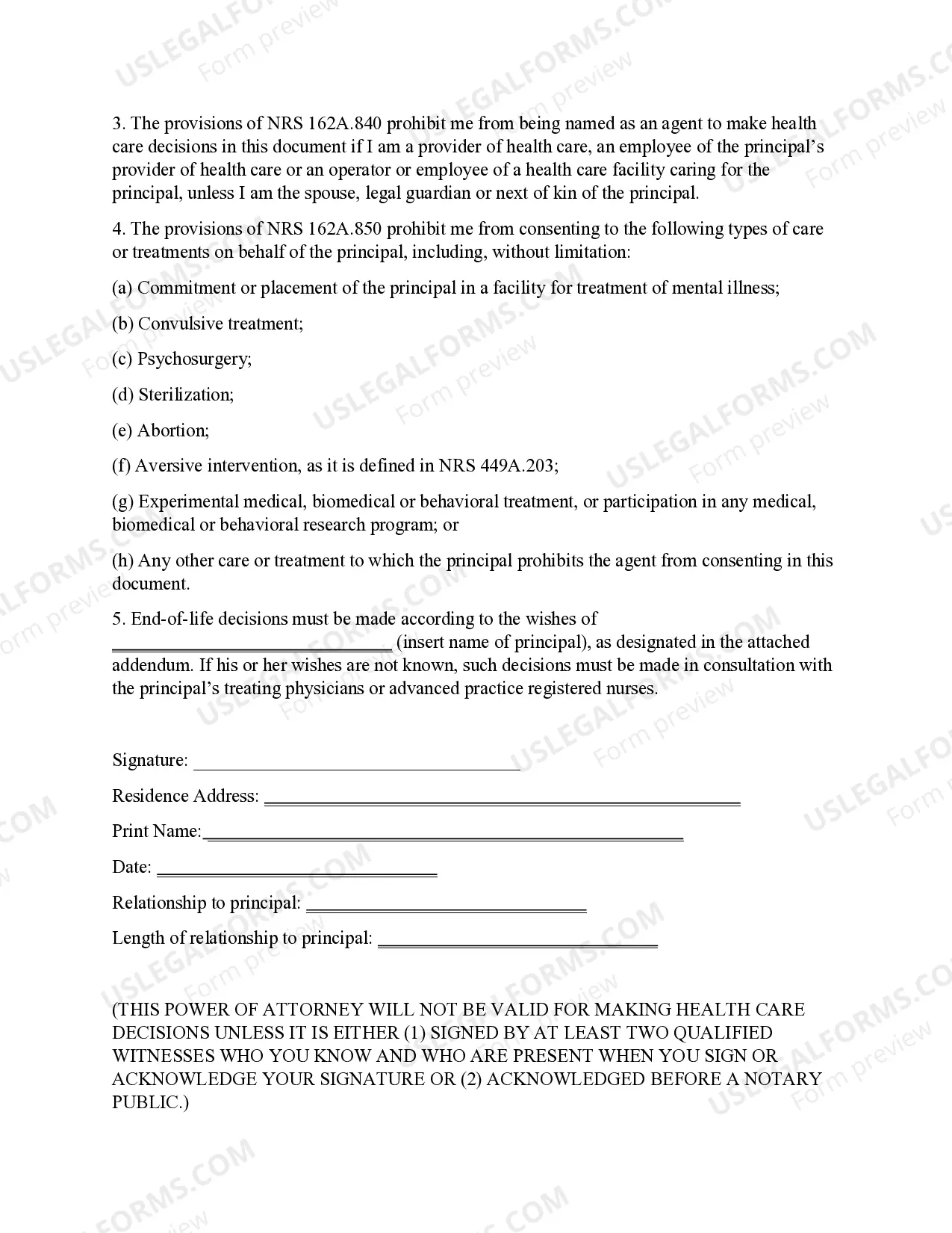 Preview Power of Attorney for Health Care for An Adult with Intellectual Disability