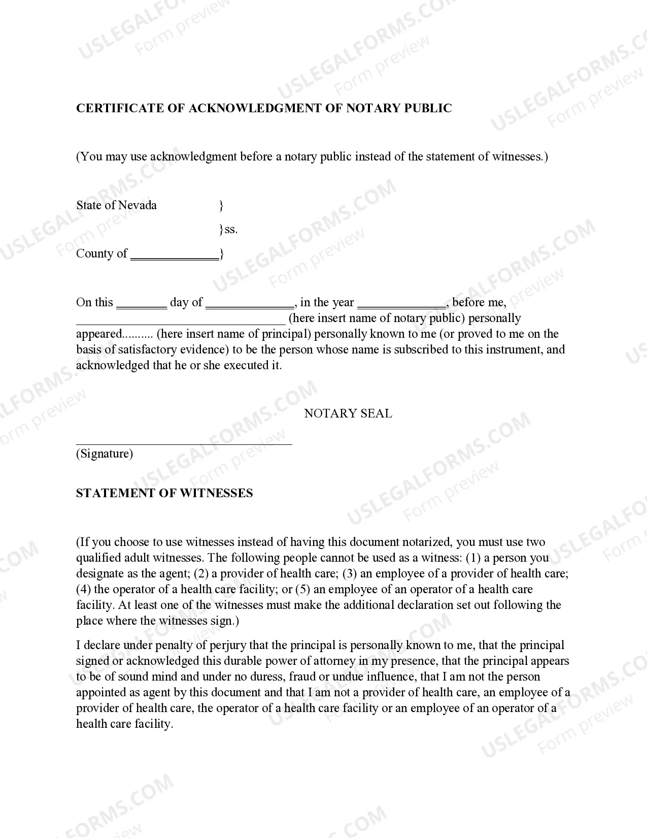 Preview Power of Attorney for Health Care for An Adult with Intellectual Disability