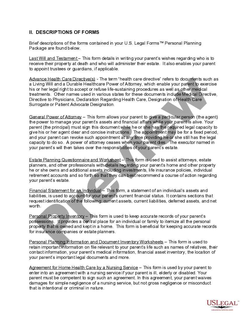 Get Nebraska Aging Parent Package Preview Nebraska Aging Parent Package