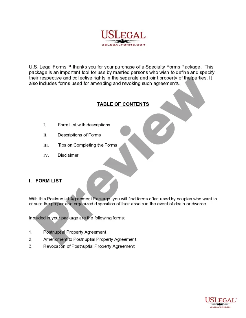 Get Nebraska Postnuptial Agreements Package Preview Nebraska Postnuptial Agreements Package