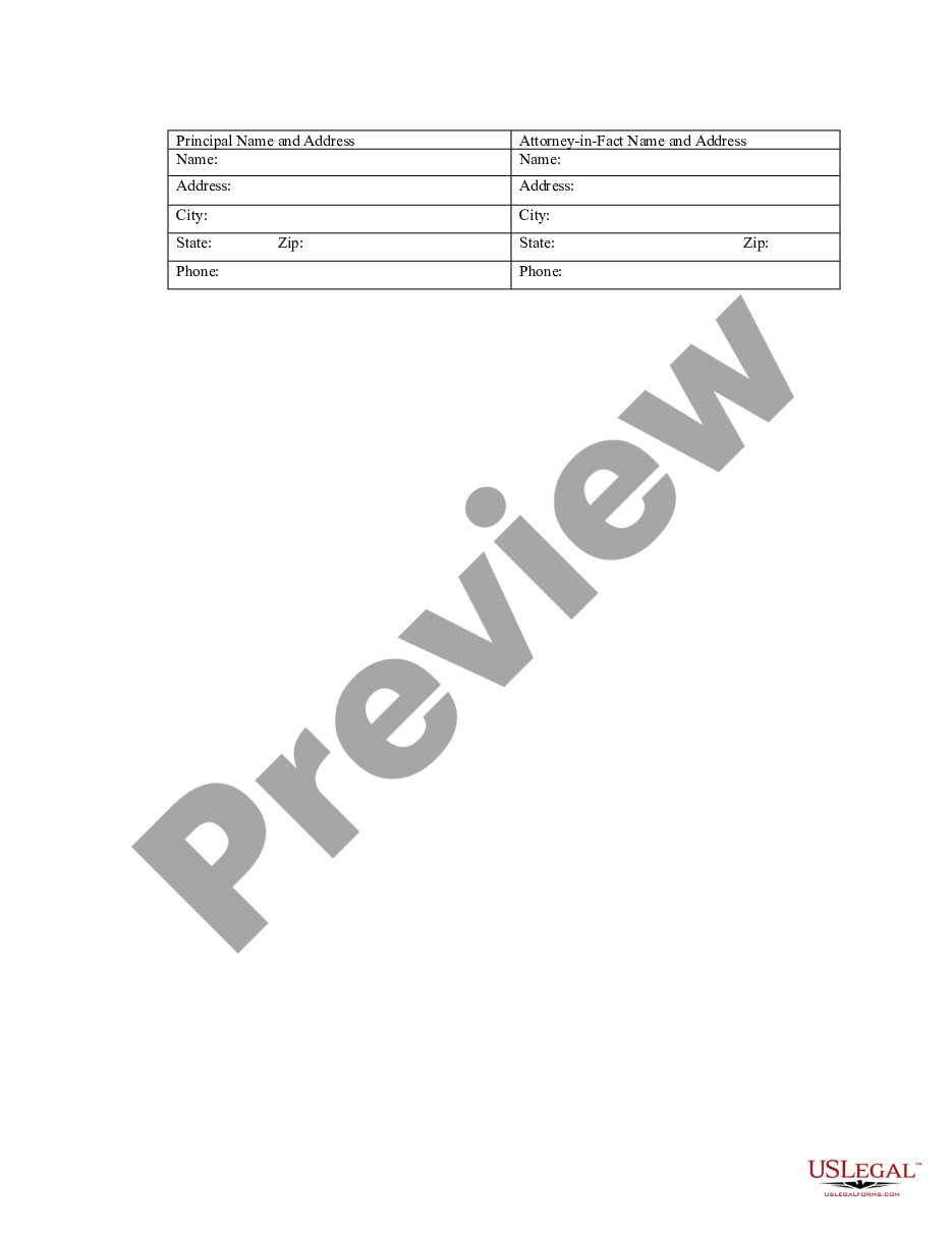 page 2 Special or Limited Power of Attorney for Real Estate Sales Transaction By Seller preview
