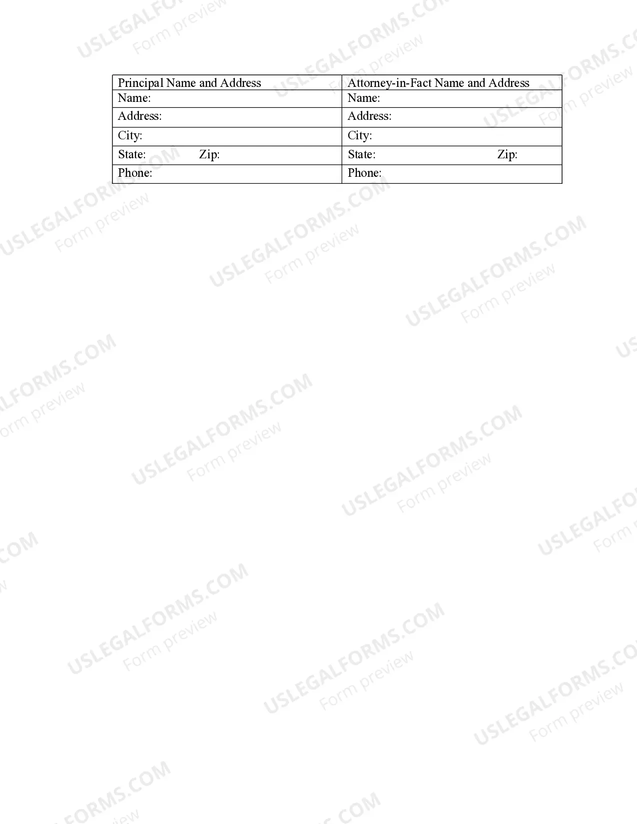 Preview Special or Limited Power of Attorney for Real Estate Purchase Transaction by Purchaser