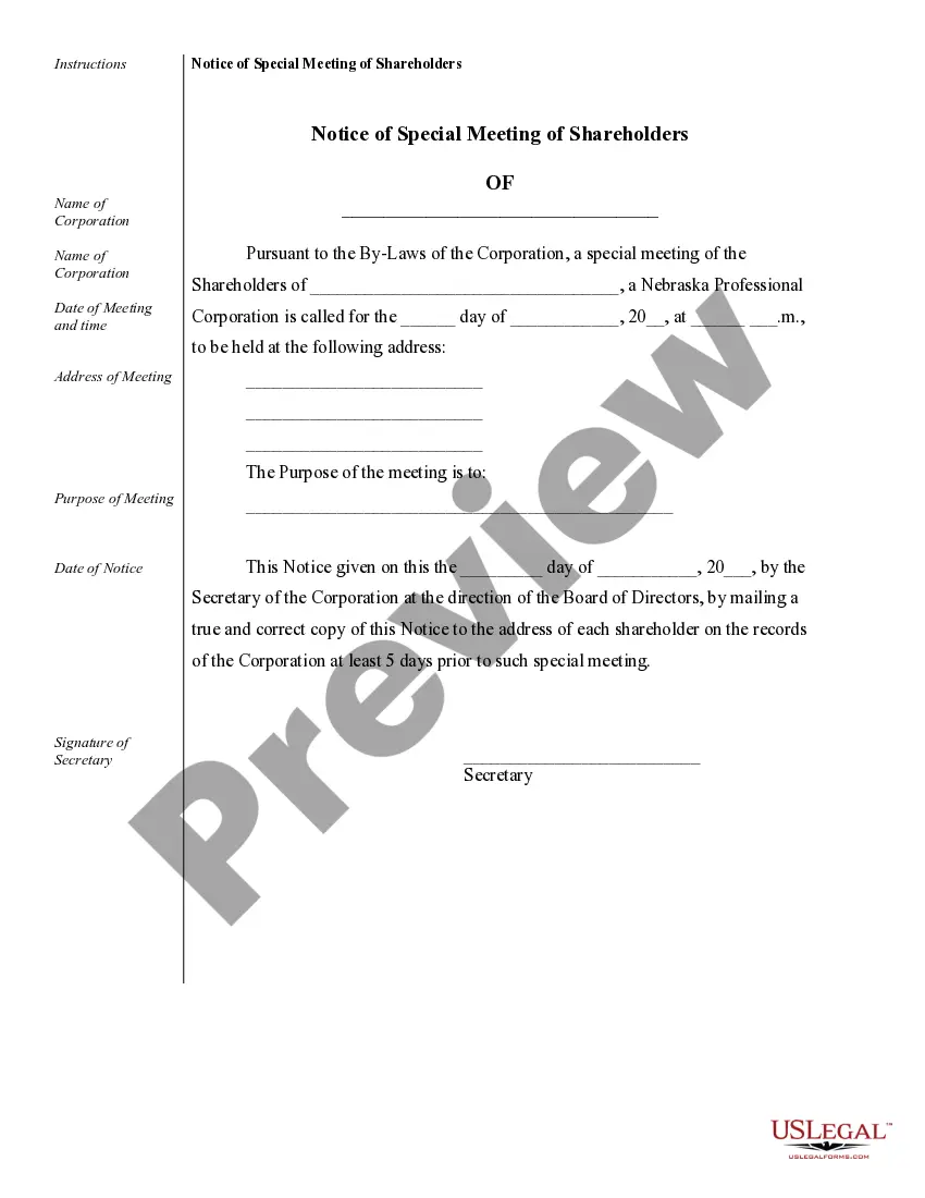 Get Sample Corporate Records for a Nebraska Professional Corporation Preview Sample Corporate Records for a Nebraska Professional Corporation
