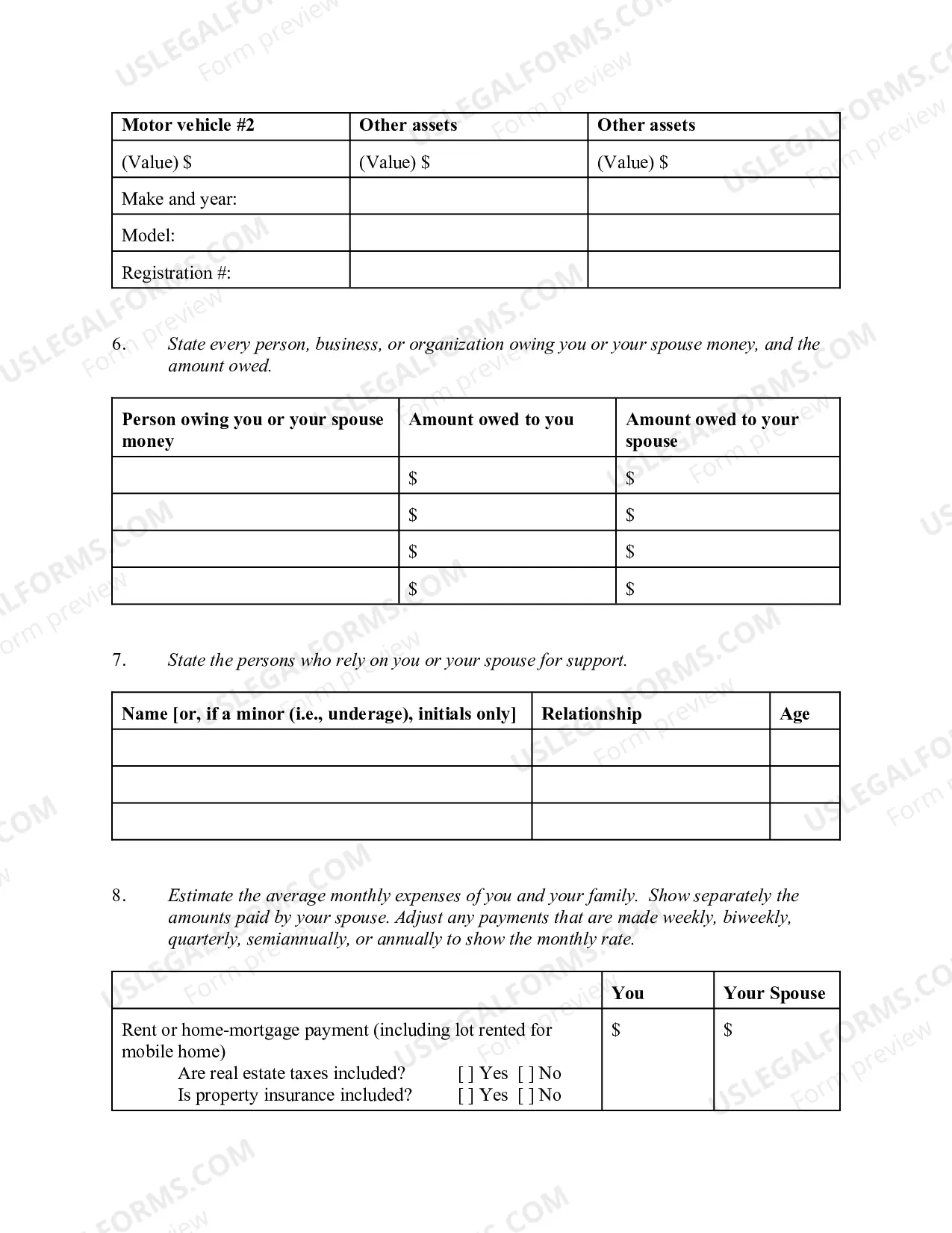 Preview Affidavit Accompanying Motion for Permission to Appeal In Forma Pauperis