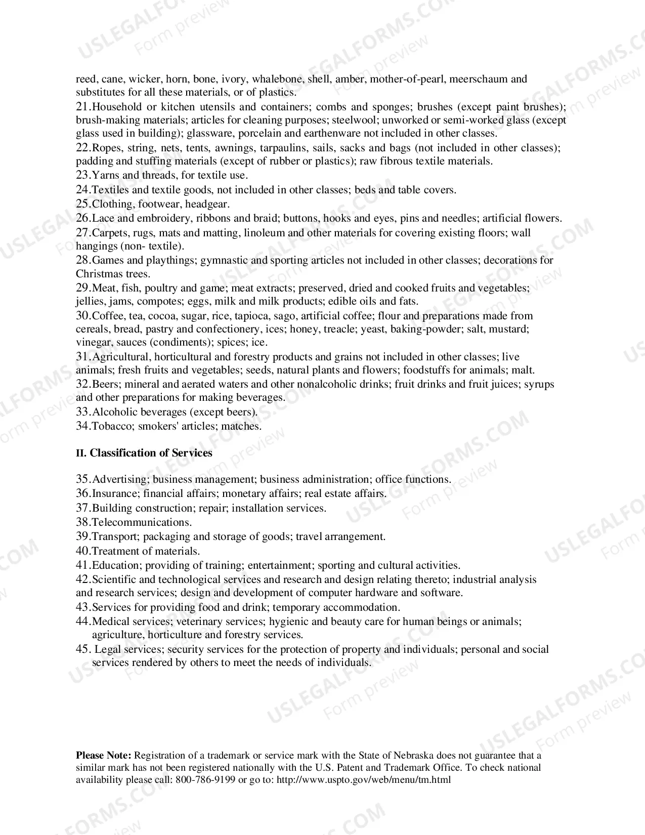 Preview Application To Amend Trademark Or Service Mark