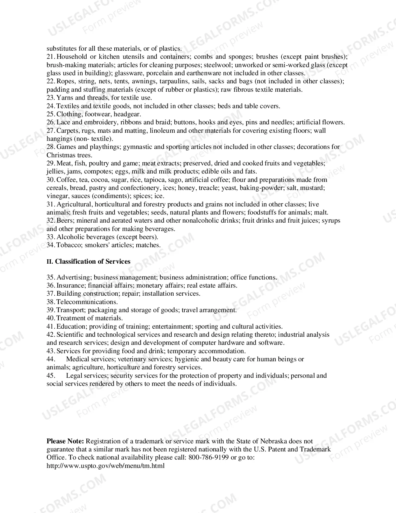 Preview Trademark Or Service Mark Application