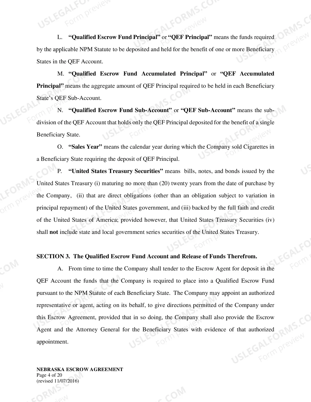 Preview Current Non-Participating Manufacturer Escrow Agreement