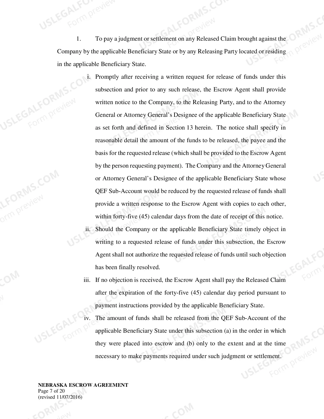Preview Current Non-Participating Manufacturer Escrow Agreement