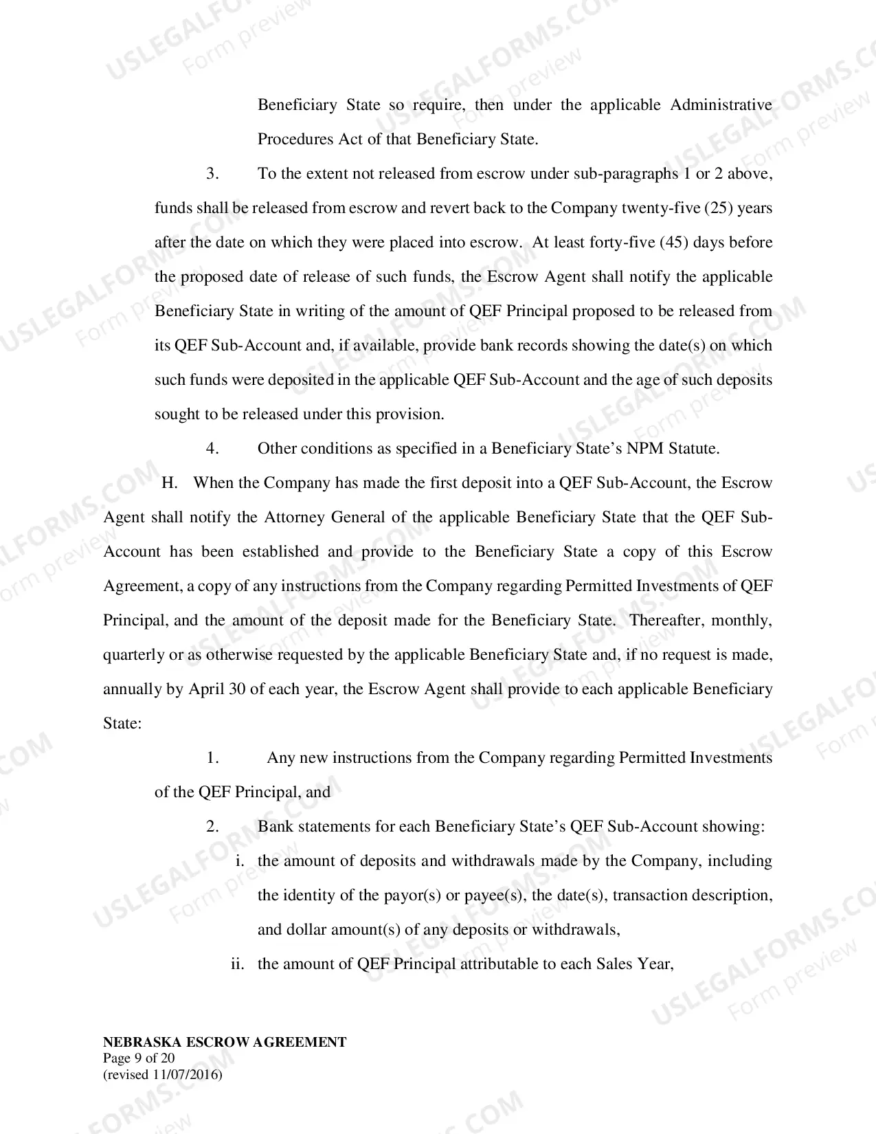 Preview Current Non-Participating Manufacturer Escrow Agreement