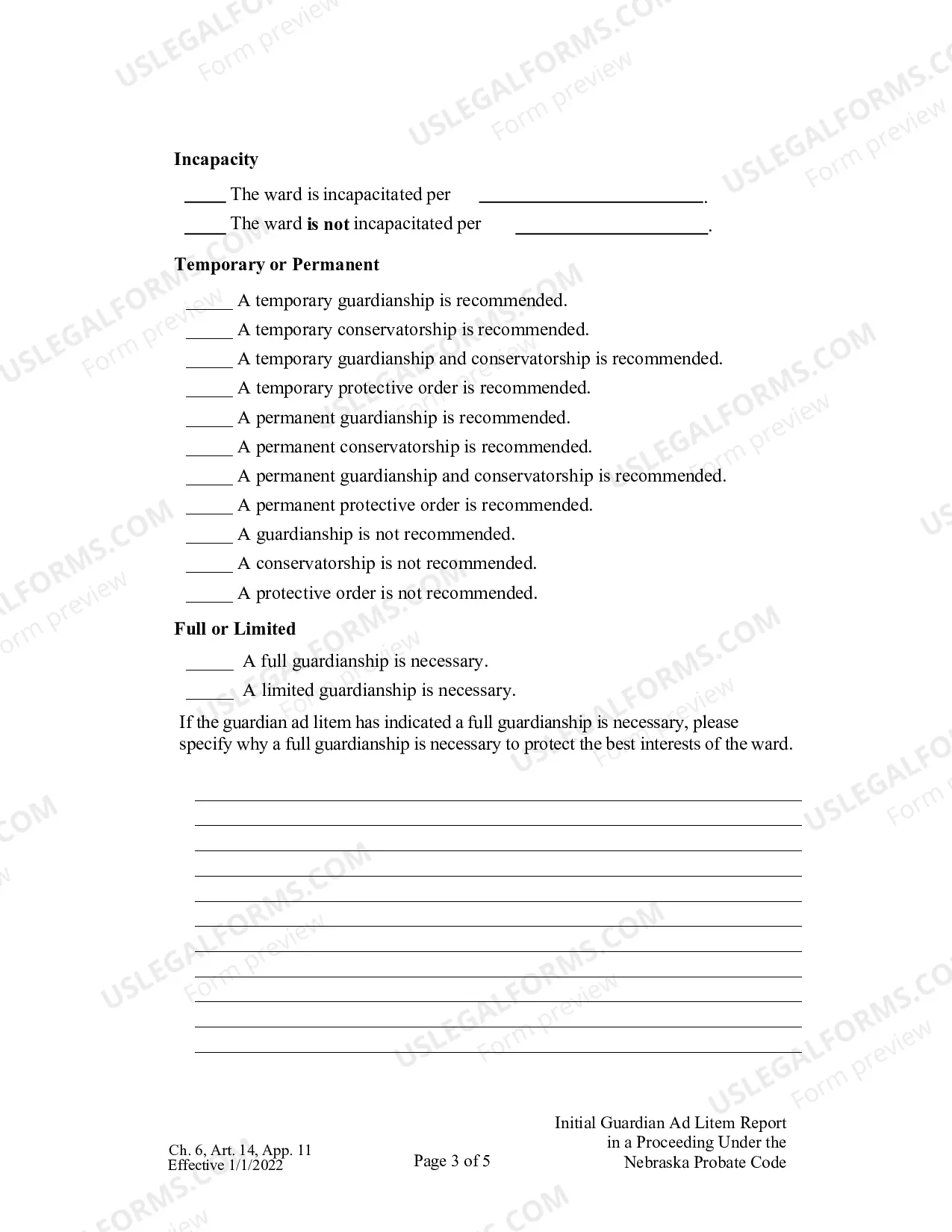 Preview Personal And Financial Information For Guardianships And Conservatorships