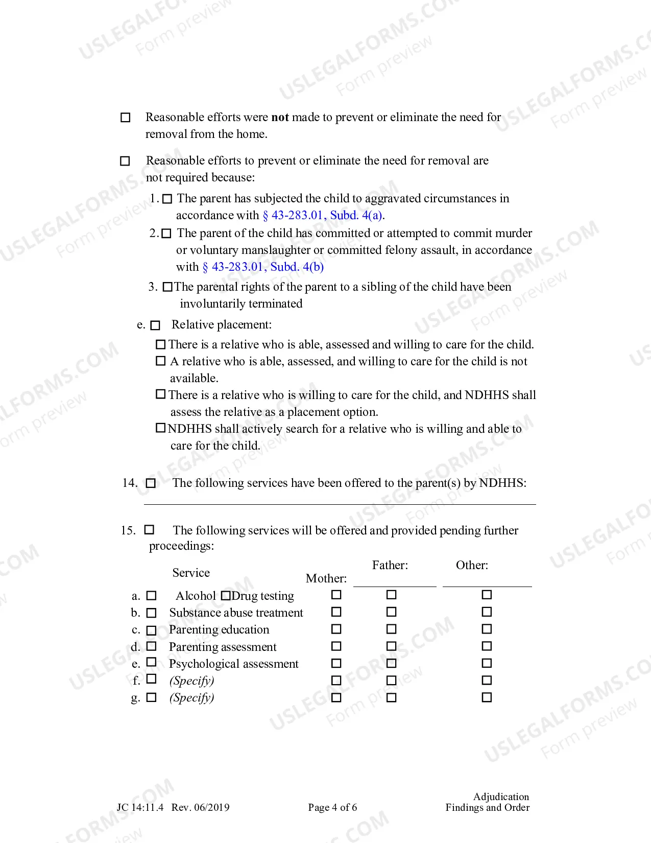 Preview Adjudication Findings And Order