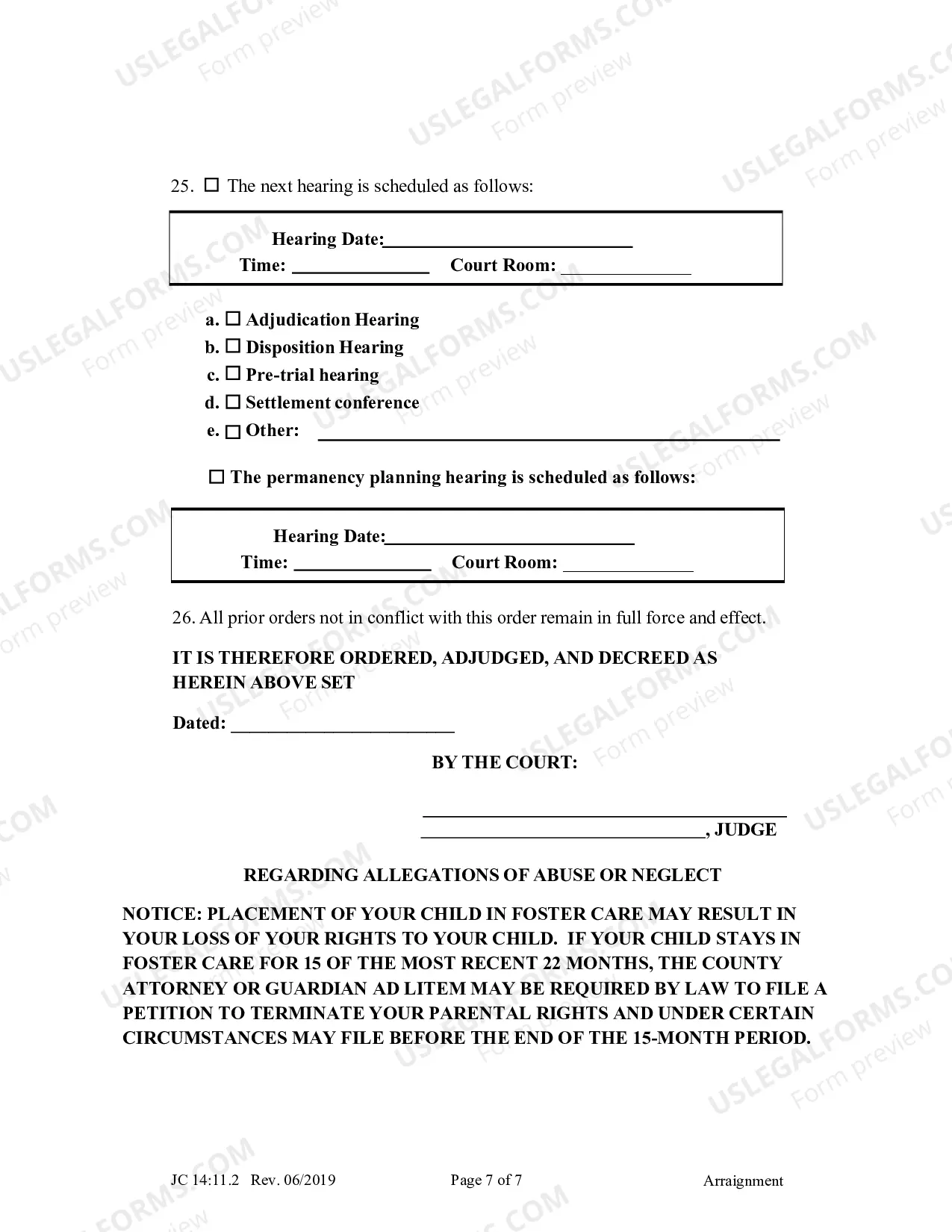 Preview Arraignment