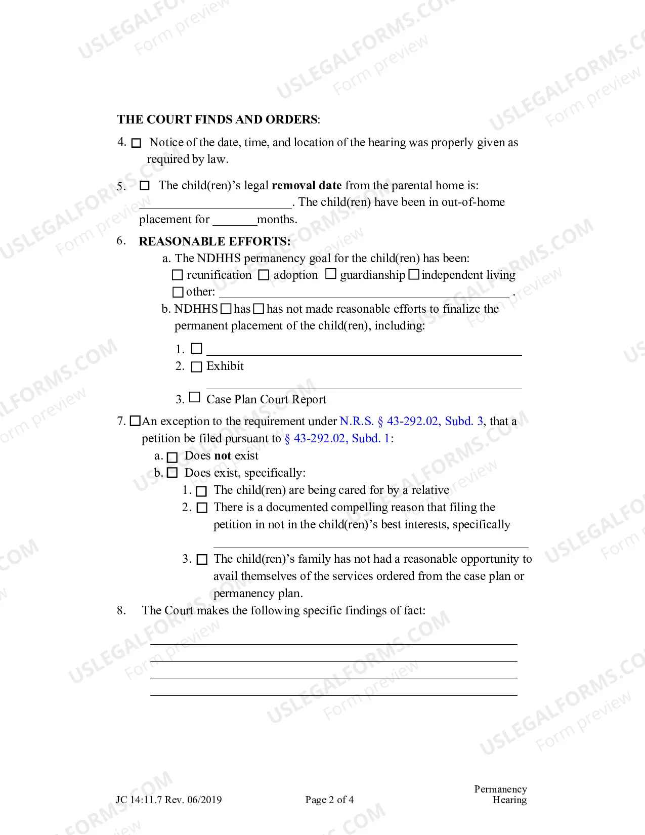 Preview Permanency Hearing