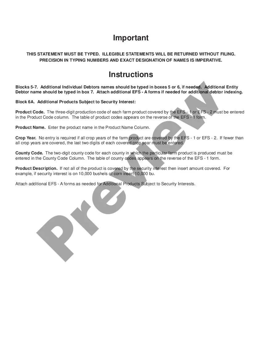 Preview Nebraska Effective Financing Statement Addendum