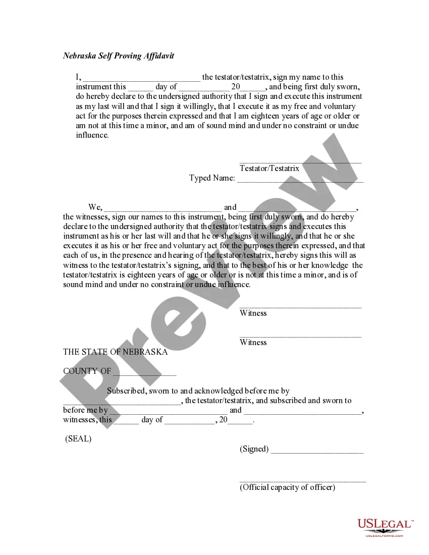 Preview Codicil to Will Form for Amending Your Will - Will Changes or Amendments