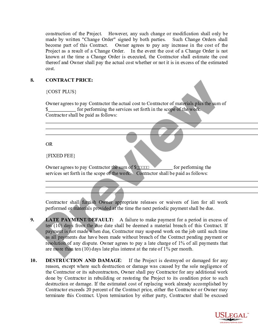 page 2 HVAC Contract for Contractor preview