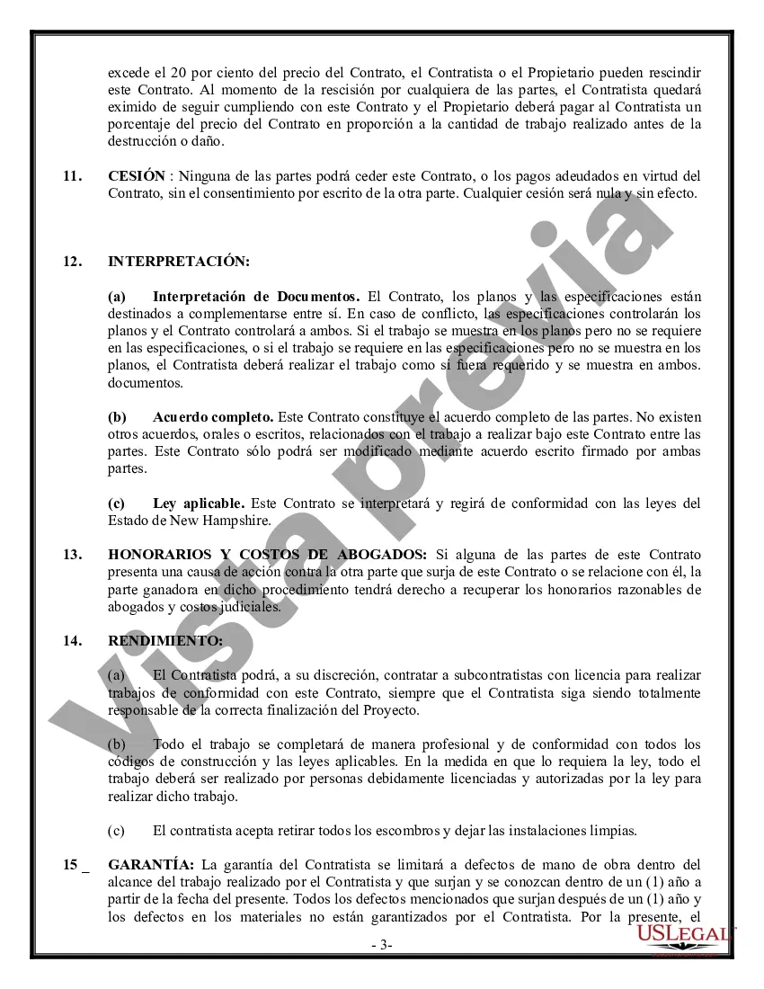 Preview Contrato de Seguridad para Contratista