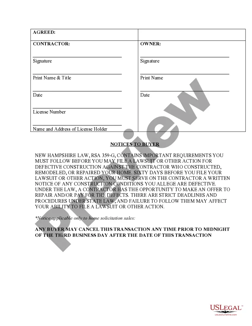 Preview Foundation Contract for Contractor