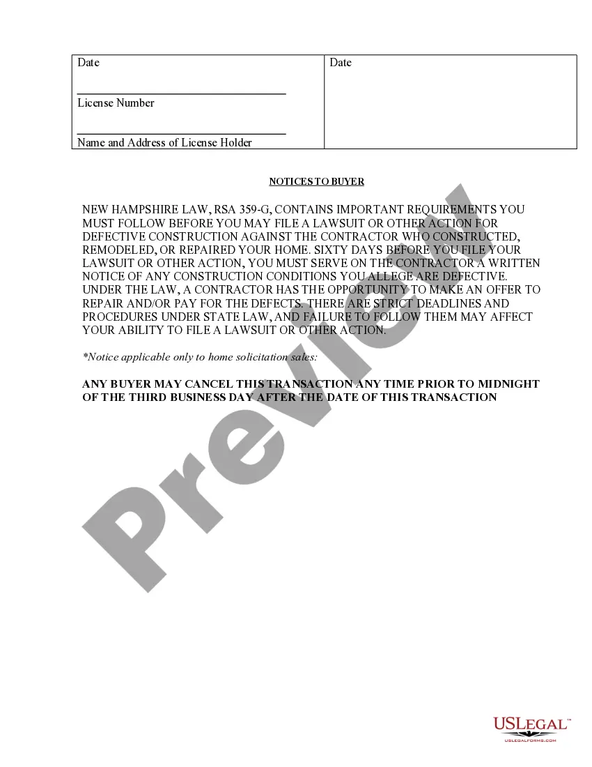 Preview Plumbing Contract for Contractor