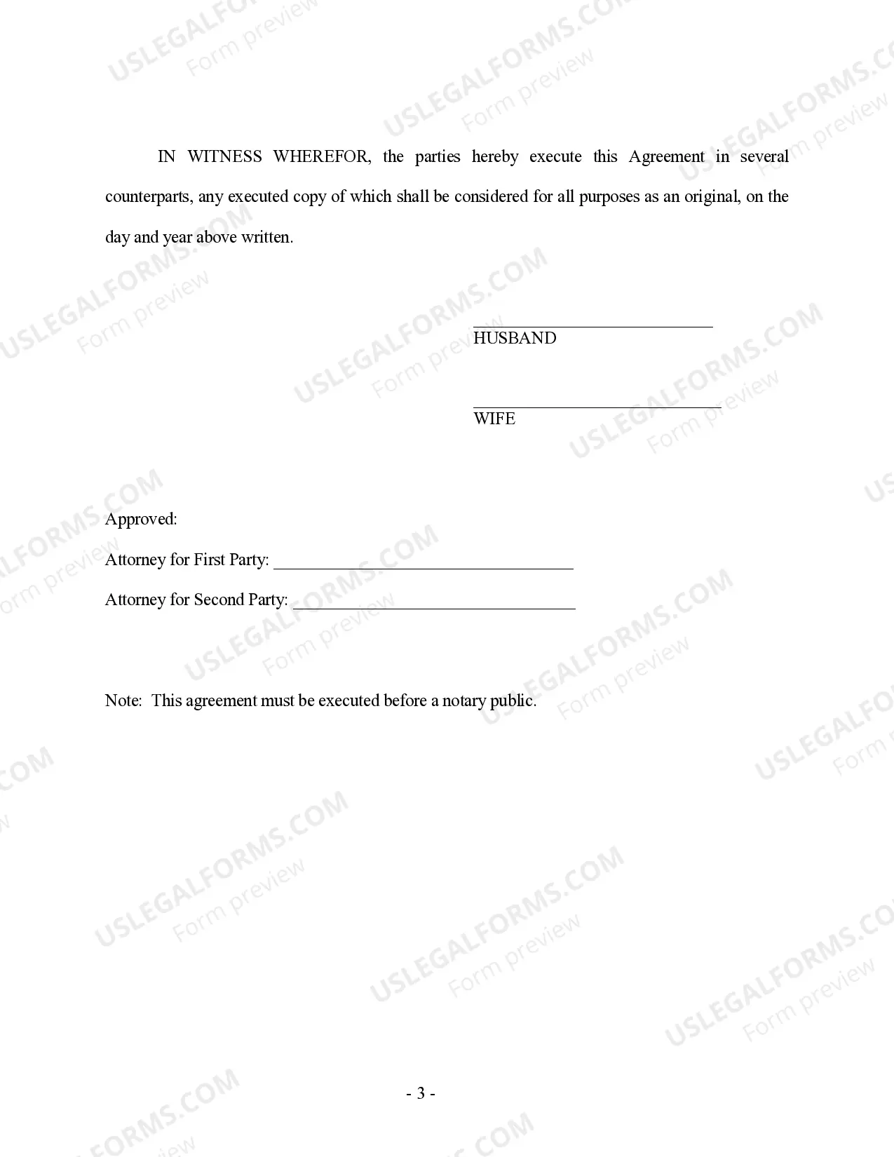 Preview Amendment to Prenuptial or Premarital Agreement