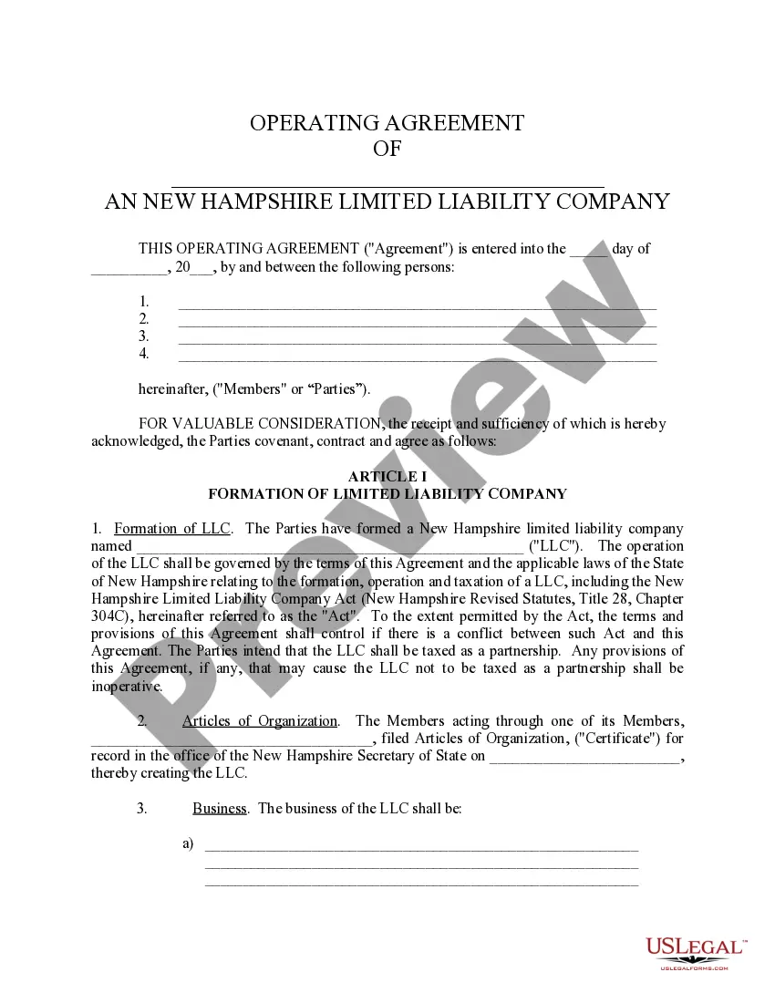 Get Limited Liability Company LLC Operating Agreement Preview Limited Liability Company LLC Operating Agreement
