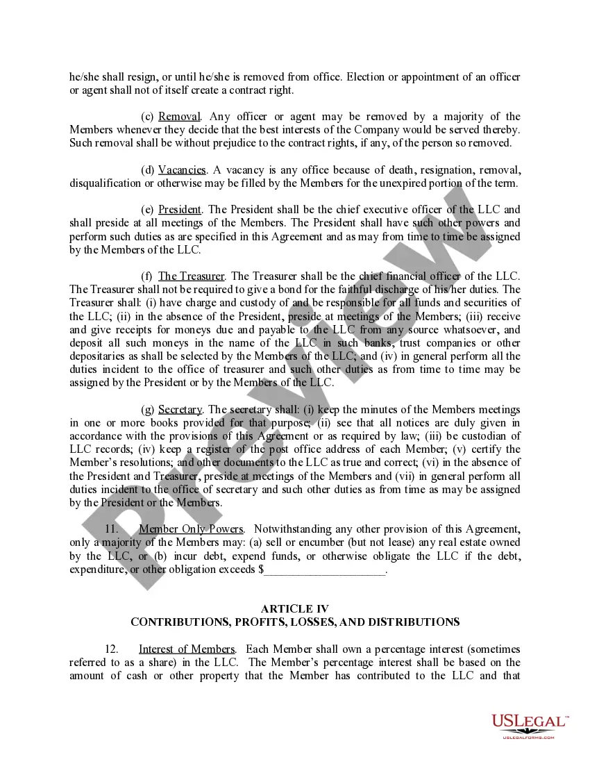 Get Limited Liability Company LLC Operating Agreement Preview Limited Liability Company LLC Operating Agreement