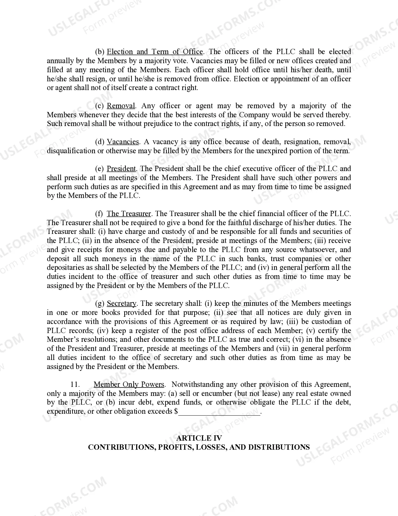 Preview New Hampshire Professional Limited Liability Company PLLC Formation Package