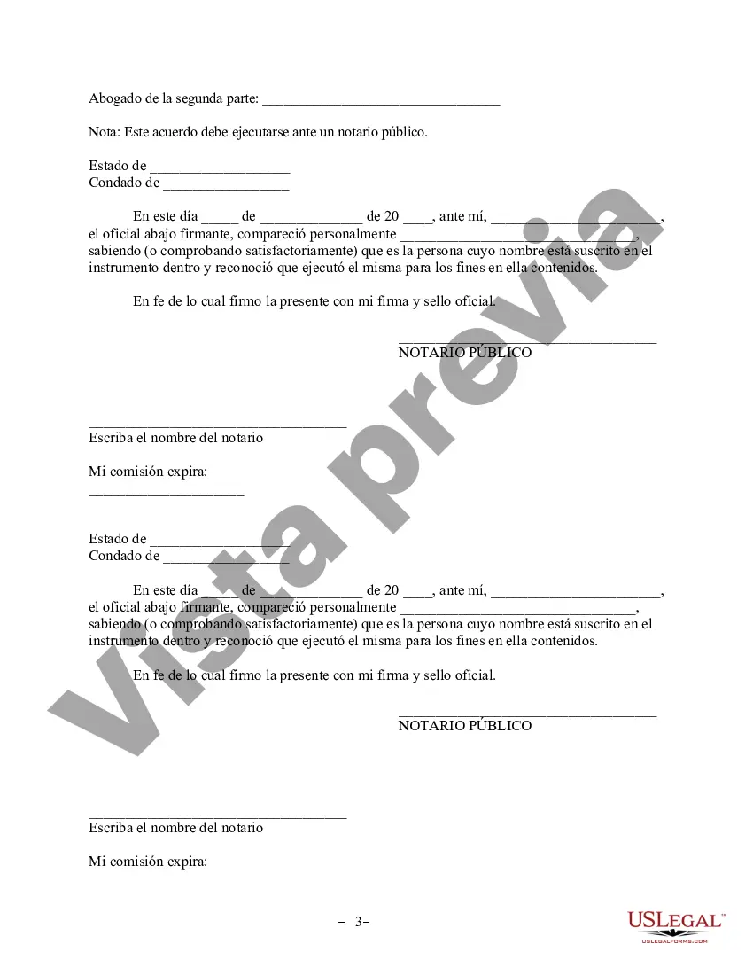 Preview Revocación del Acuerdo de propiedad posnupcial - New Hampshire