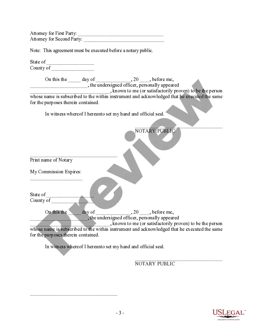 Preview Revocation of Postnuptial Property Agreement