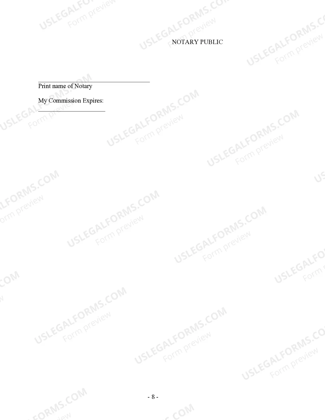 Preview Postnuptial Property Agreement