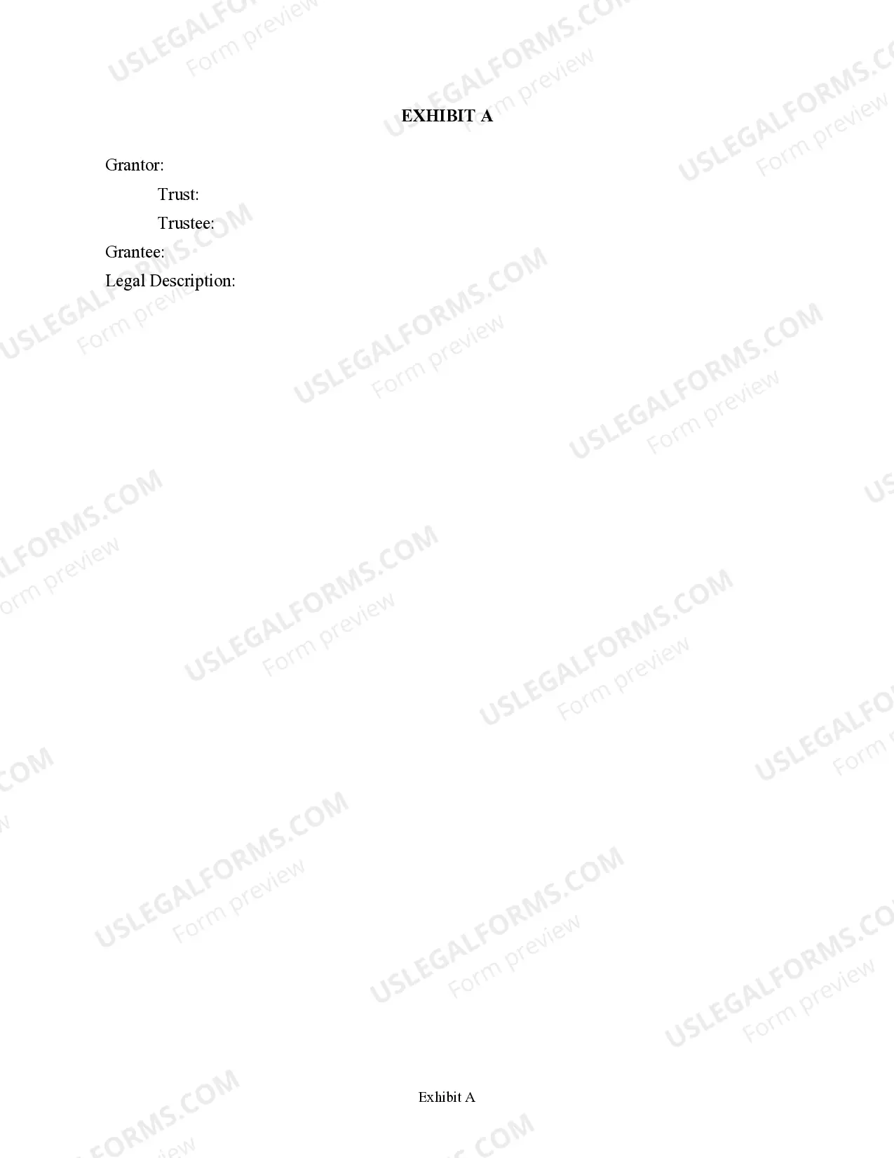 Preview Special Warranty Deed from a Trust to a Limited Liability Company (LLC)