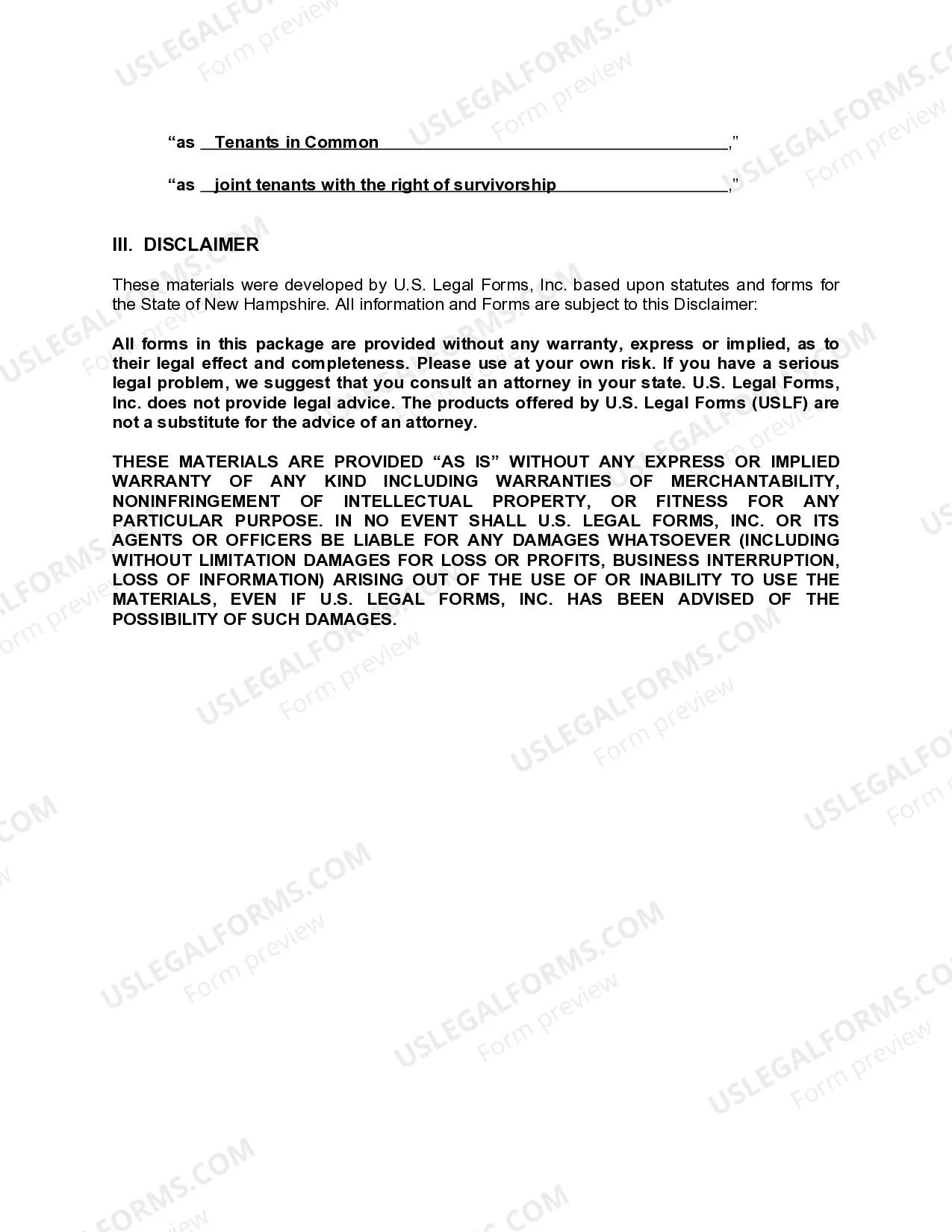 Preview Warranty Deed from Husband and Wife, or Two Individuals, to Husband and Wife, or Two Individuals.