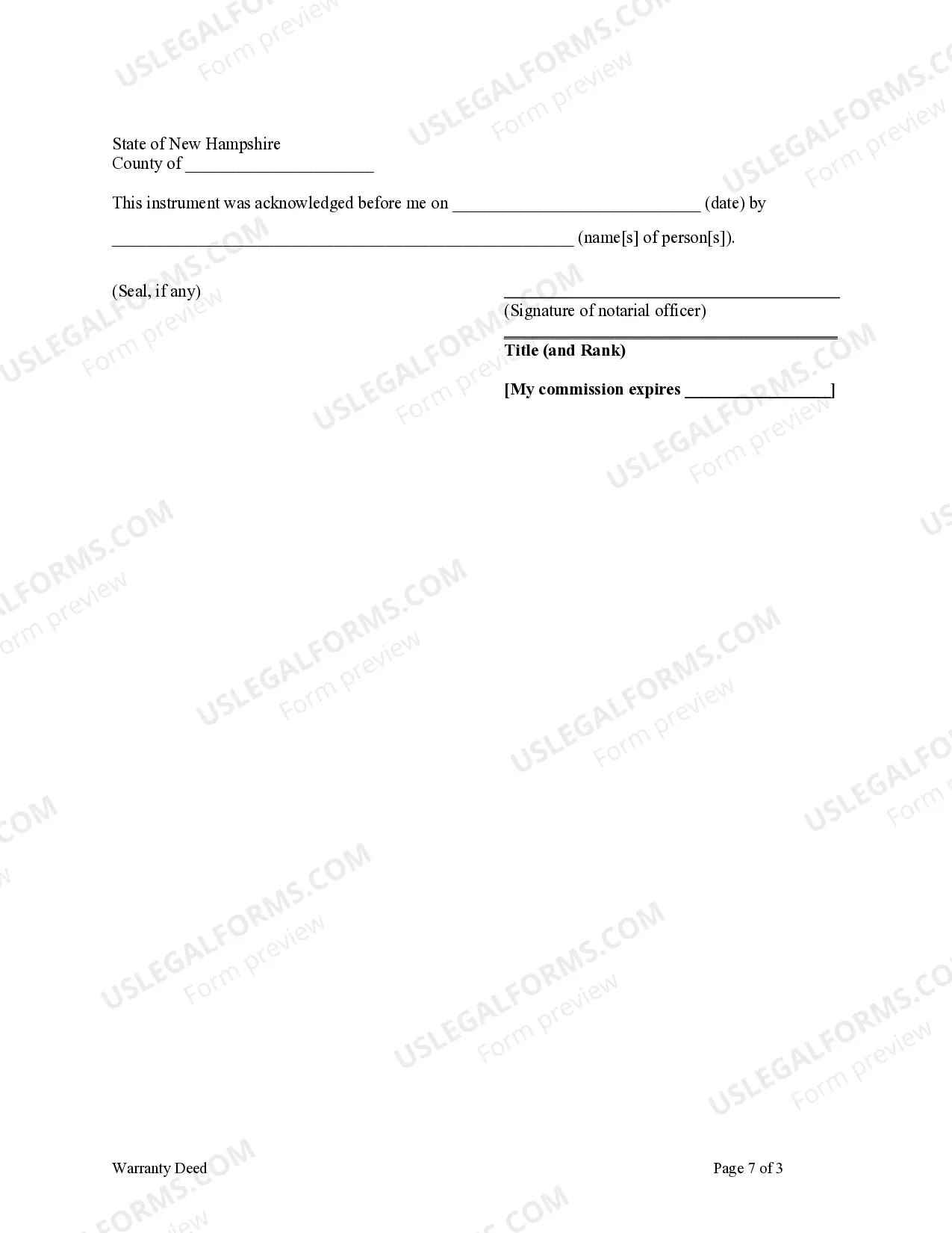 Preview Warranty Deed from two Individuals to LLC