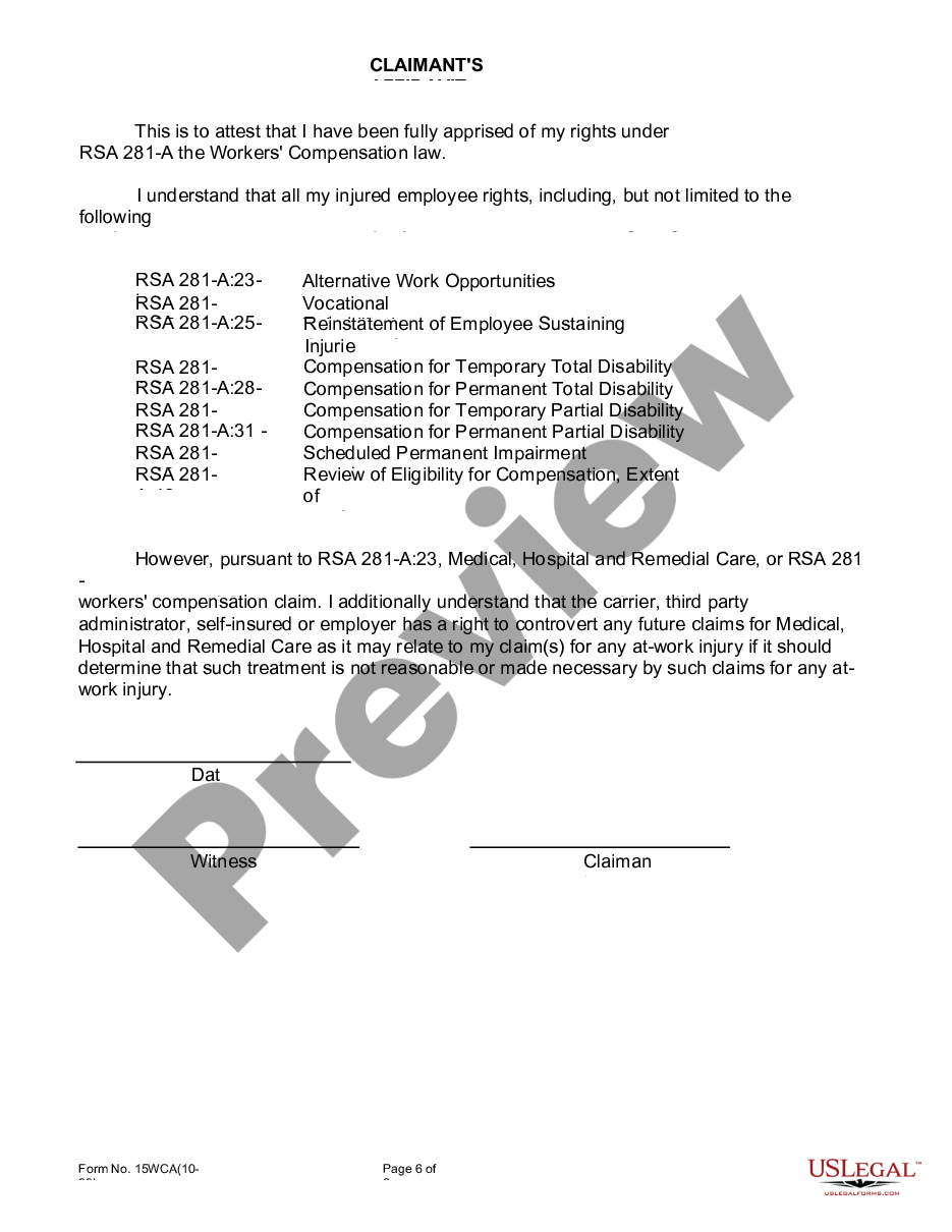 page 5 Lump Sum Settlement Agreement preview