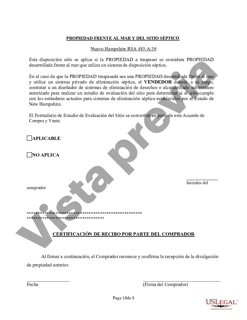 Preview Declaración de divulgación de ventas de bienes raíces comerciales