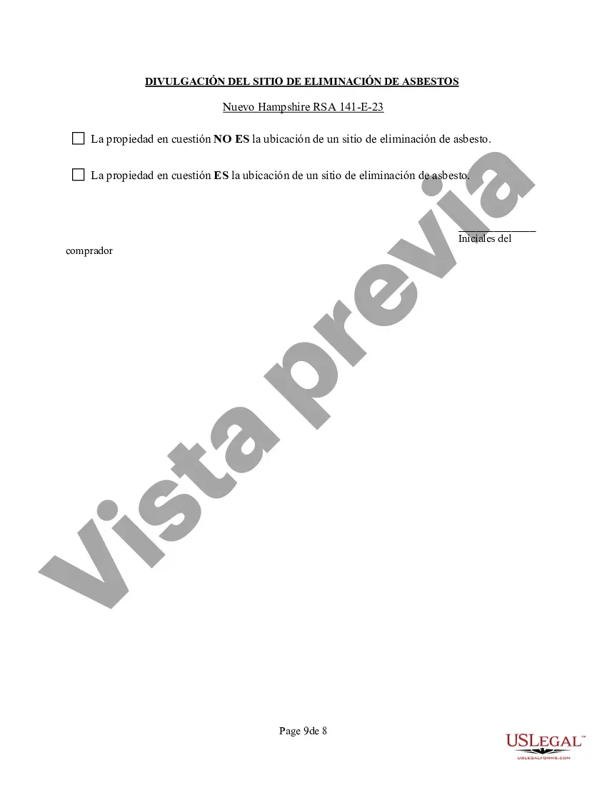 Preview Declaración de divulgación de ventas de bienes raíces comerciales