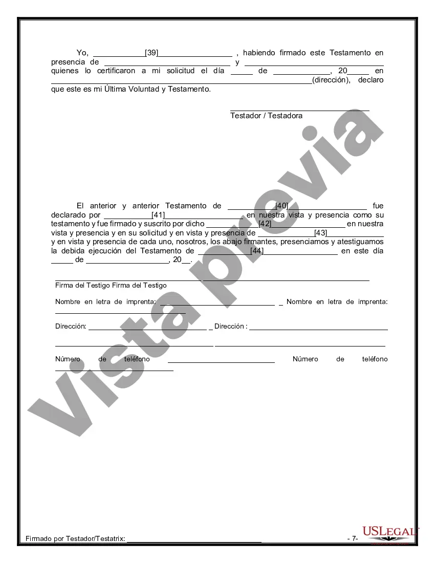 Preview Testamentos mutuos que contienen última voluntad y testamentos para personas solteras que viven juntas sin hijos