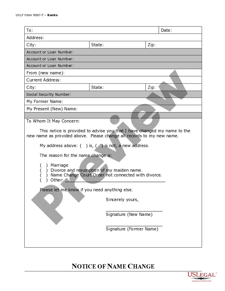 Get Name Change Notification Package for Brides, Court Ordered Name Change, Divorced, Marriage Preview Name Change Notification Package for Brides, Court Ordered Name Change, Divorced, Marriage
