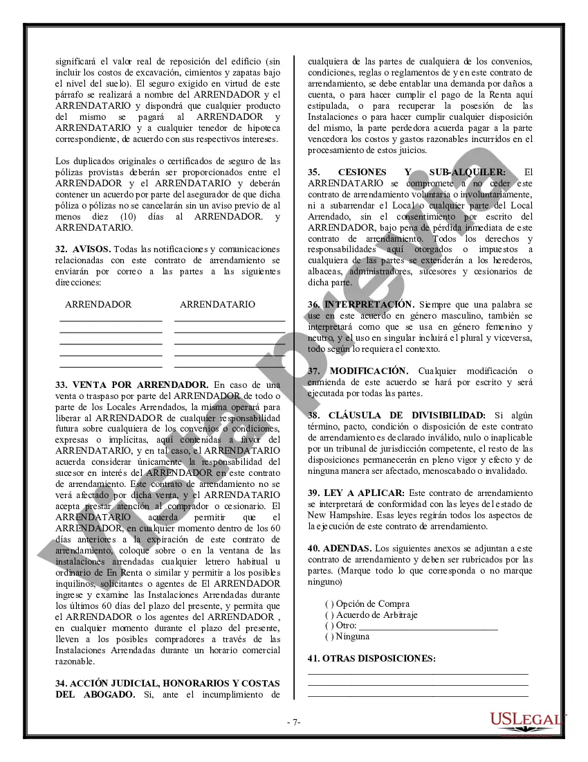 Preview Arrendamiento de edificio o espacio comercial