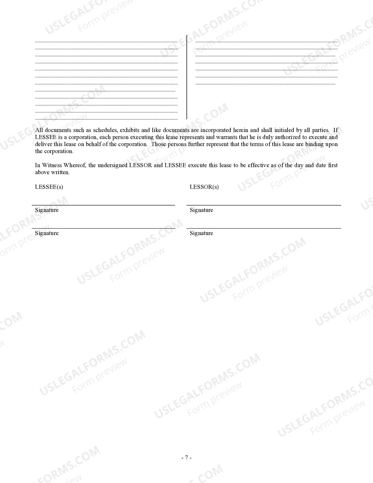 Preview Commercial Building or Space Lease