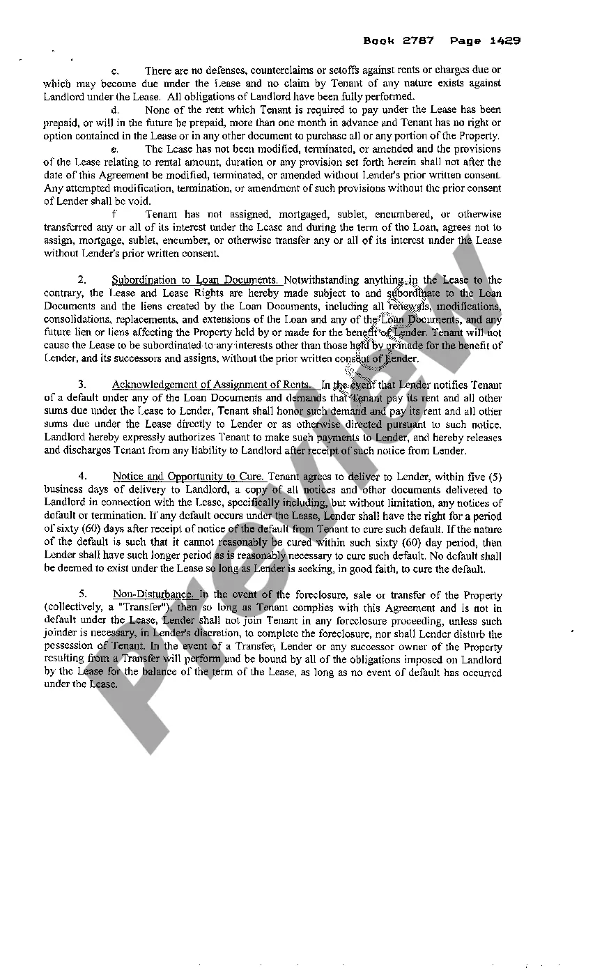 Get Subordination, Nondisturbance and Attornment Agreement and Estoppel Certificate Preview Subordination, Nondisturbance and Attornment Agreement and Estoppel Certificate