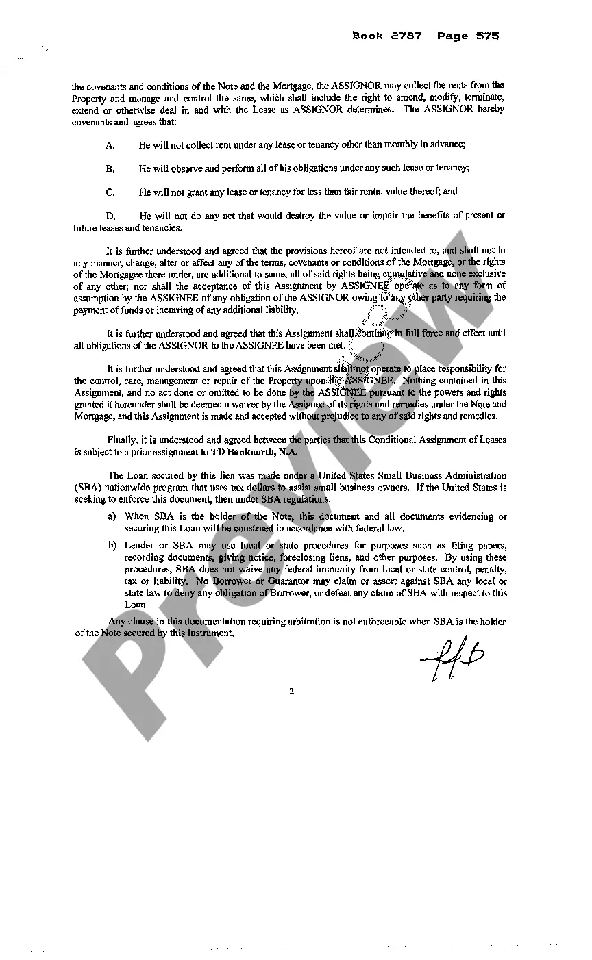 Get Conditional Assignment of Leases Preview Conditional Assignment of Leases