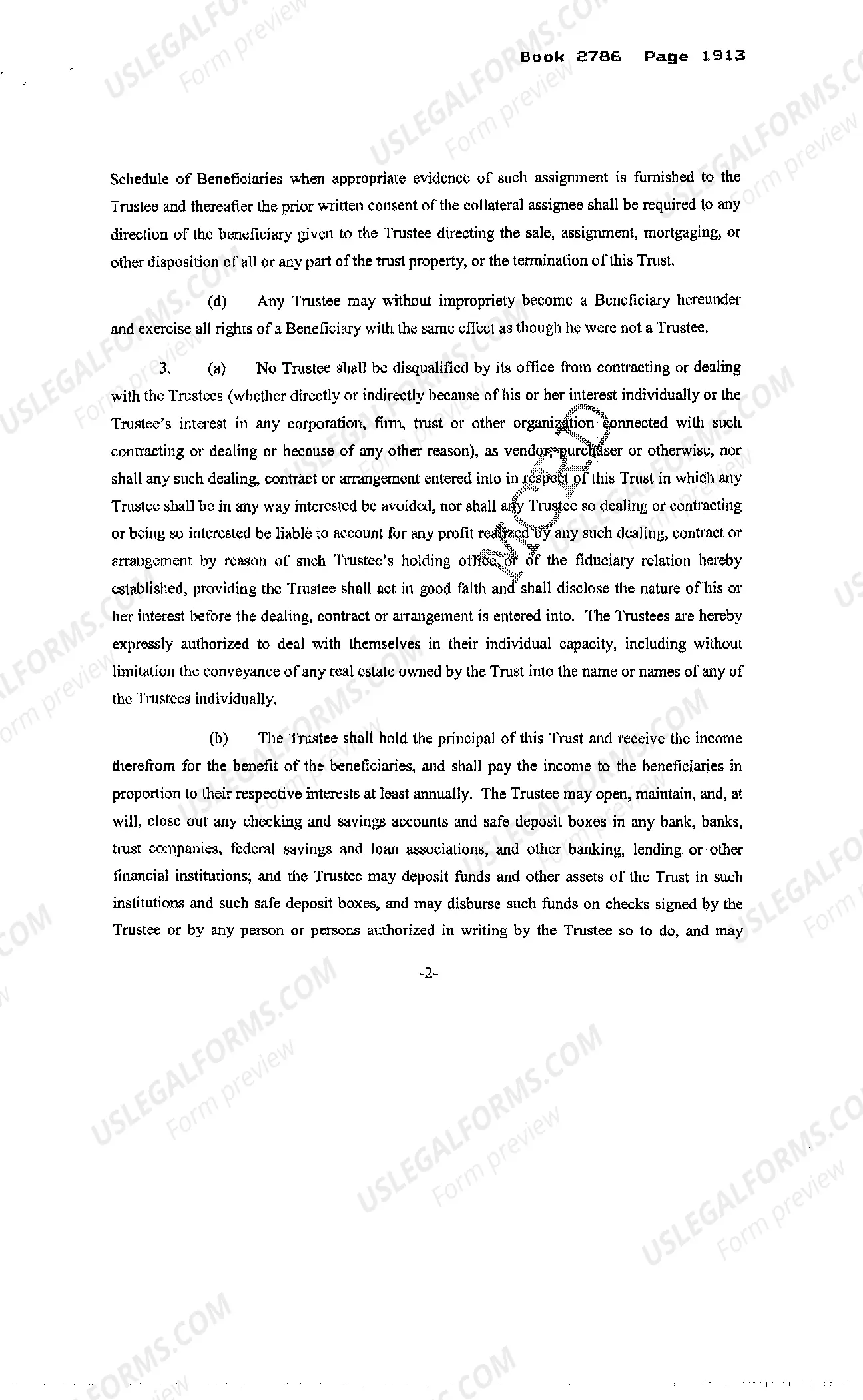 Preview Declaration of Realty Trust