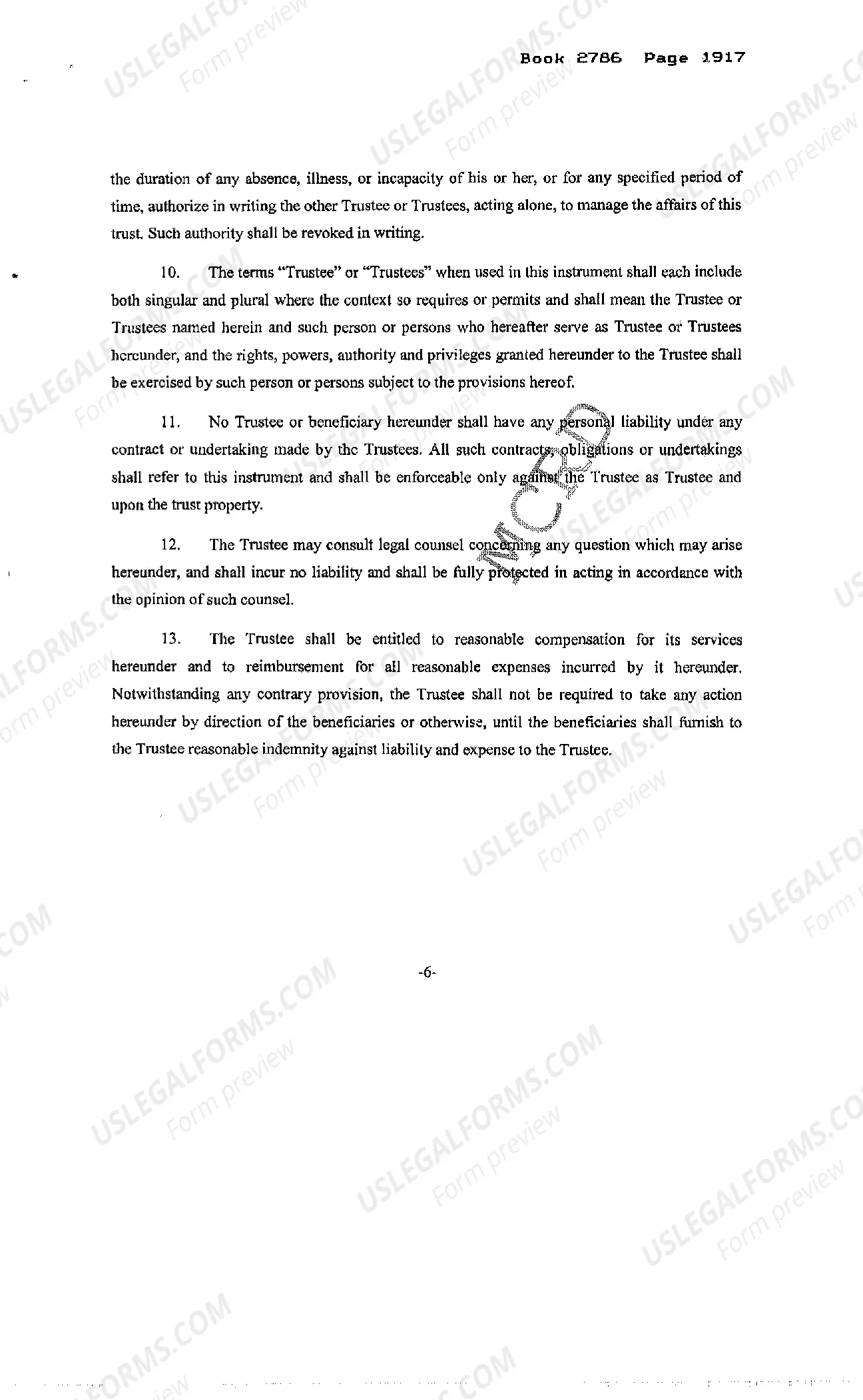 Preview Declaration of Realty Trust