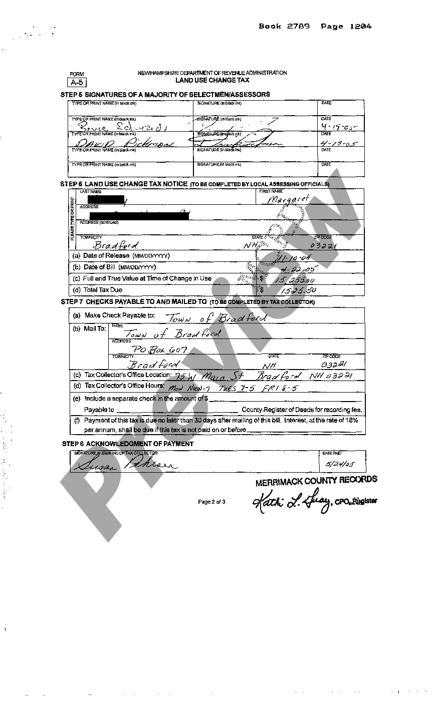 Preview Land Use Change Tax