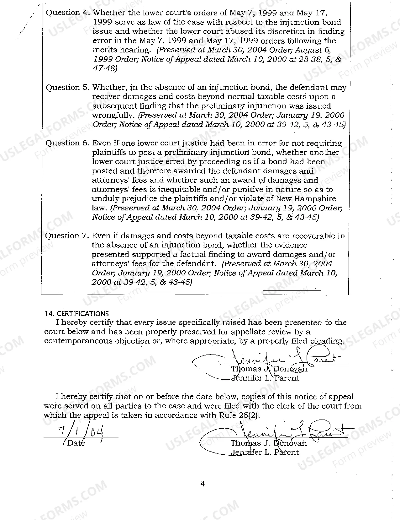 Preview A01 Notice of Mandatory Appeal