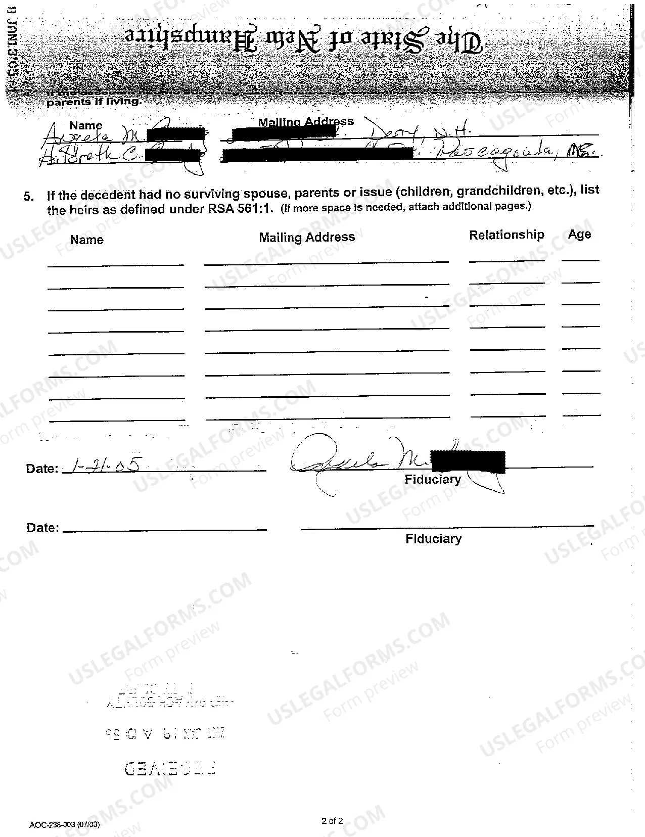 Preview A04 Heirs-at-Law Estate Without Will