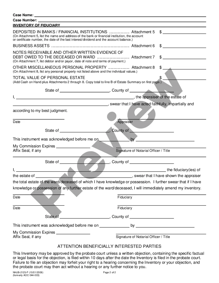 Get A05 Inventory of Fiduciary Preview A05 Inventory of Fiduciary